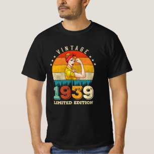 86 Year Old Bday 1939 Vintage 86th Birthday Women T-Shirt