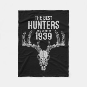 86 Year Old Deer Hunter Hunting 19&#  86 Birthday Fleece Blanket