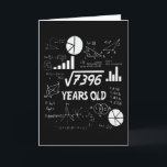 86 Years Old Bday Math Teacher 86th Birthday Gift Card<br><div class="desc">Birthday Design For anyone who's horoscope say difficult & Stubborn But totally worth.Wear it with pride at work,  school gym perfect to pair with shorts,  leggings or jeans for a casual yet trendy Look</div>