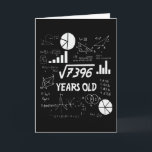 86 Years Old Bday Math Teacher 86th Birthday Gift Card<br><div class="desc">Birthday Design For anyone who's horoscope say difficult & Stubborn But totally worth.Wear it with pride at work,  school gym perfect to pair with shorts,  leggings or jeans for a casual yet trendy Look</div>