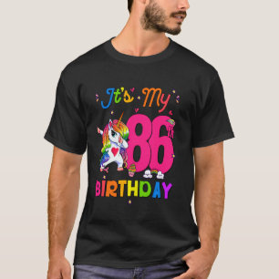 86 Years Old Unicorn It's My 86th Birthday Girl Pa T-Shirt