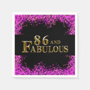 86th Birthday Napkin