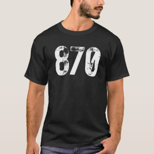 870 Area Code Jonesboro AR Mobile Telephone Area C T-Shirt