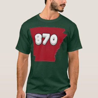 870 ARKANSAS AREA CODE WPS T-Shirt