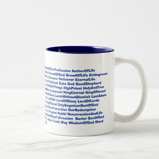 87 names of JESUS mug (Right)