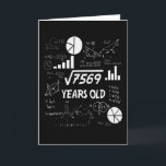 87 Years Old Bday Math Teacher 87th Birthday Gift Card<br><div class="desc">Birthday Design For anyone who's horoscope say difficult & Stubborn But totally worth.Wear it with pride at work,  school gym perfect to pair with shorts,  leggings or jeans for a casual yet trendy Look</div>