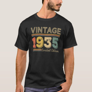 87 Years Old Vintage 1935   87th Birthday T-Shirt