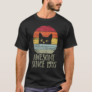 87th Birthday Awesome Since 1935 87 Year Old T-Shirt