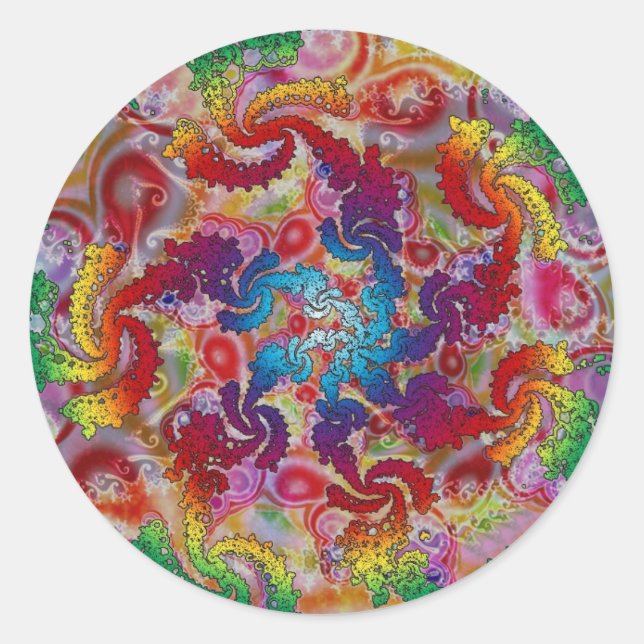 8813 CLASSIC ROUND STICKER (Front)