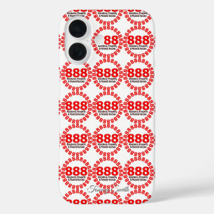 888 Angel Number  Wealth & Prosperity iPhone 16 Case