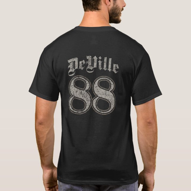 88 DeVille "distressed" T-Shirt (Back)