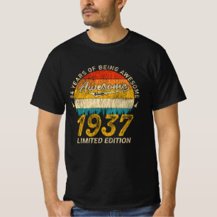 88 Year Old Bday 1937 Awesome 88th Birthday Gift T-Shirt