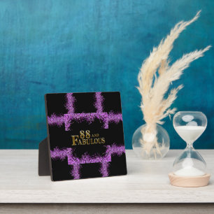 88th Birthday  Plaque