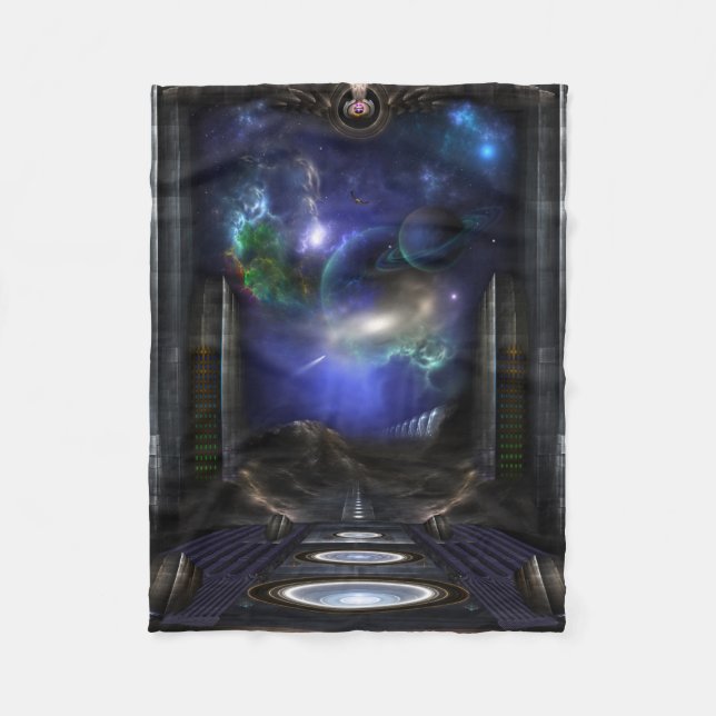 89-123-A9p2 Arsairian 7 Reporting Fleece Blanket (Front)