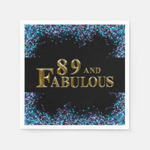 89th Birthday  Napkin