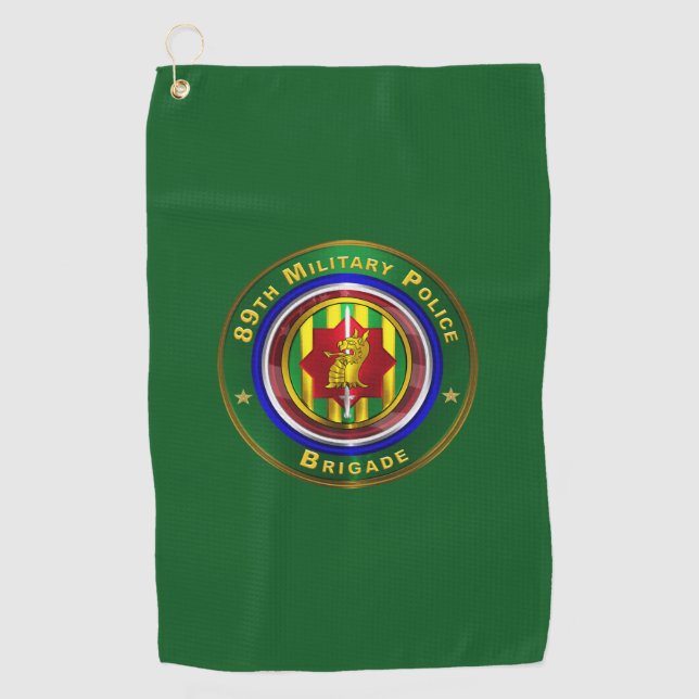 89th Military Police Brigade Golf Towel (Front)