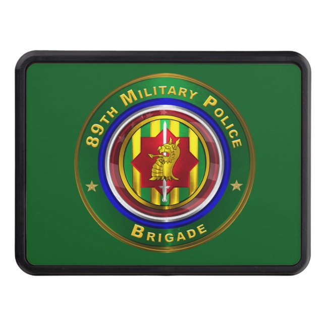 89th Military Police Brigade Trailer Hitch Cover (Front)
