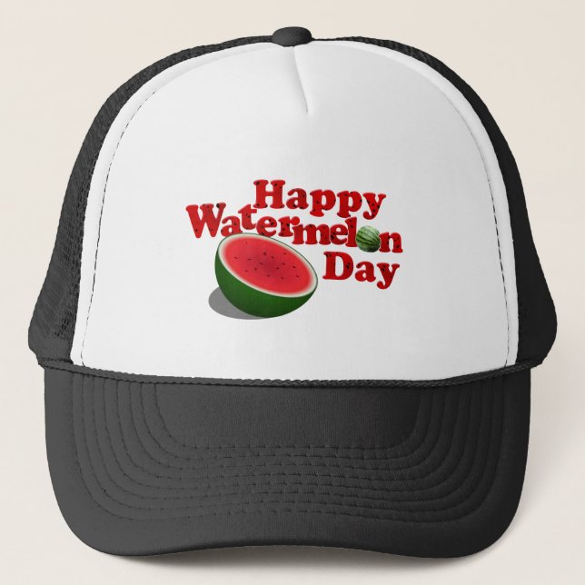 8-3 Watermelon Day Trucker Hat (Front)