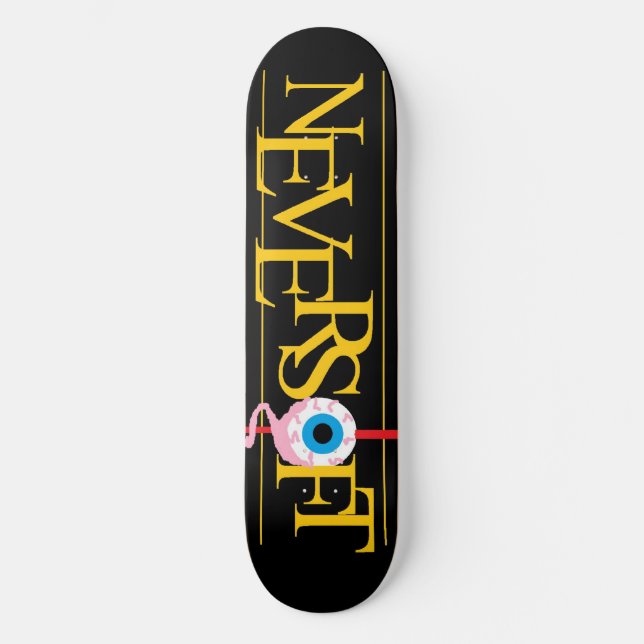 8.5 Cartoon style Neversoft logo Deck Skateboard (Front)