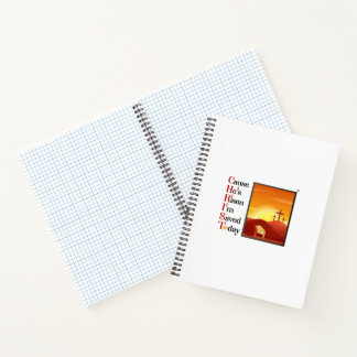 8.5 x11 Christ Acronym Spiral Notebook