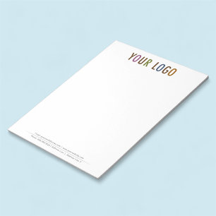 8.5 x 11 Custom Letter Size Notepad with Your Logo