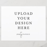 8.5" x 11" Flat Sheet - Landscape