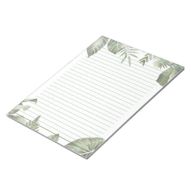 8.5 x 11 Lined Notepad for Letter Writing (Angled)