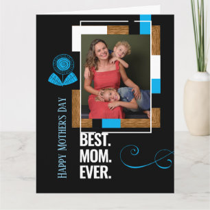 8.5" x 11" Mother's Day Card for Her Custom Photo
