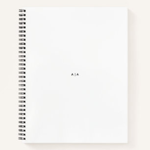 8.5" x 11" notebook