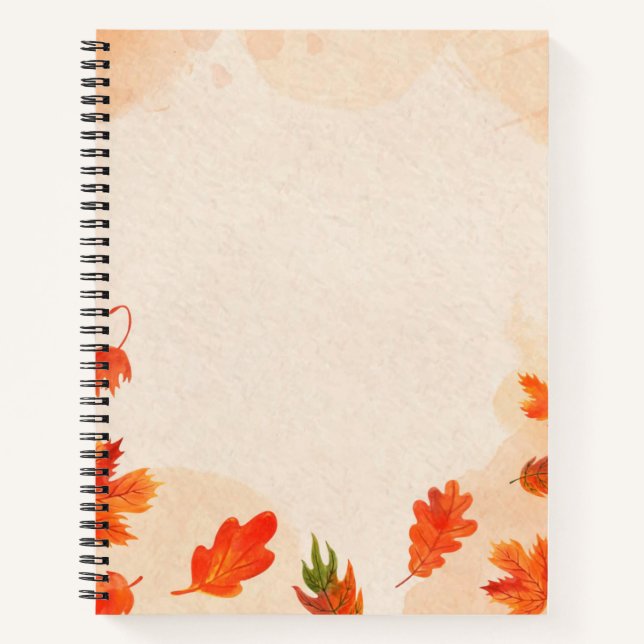 8.5" x 11" Spiral Notebook (Front)