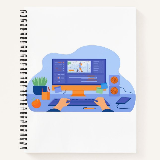 8.5" x 11" Spiral Notebook (Front)