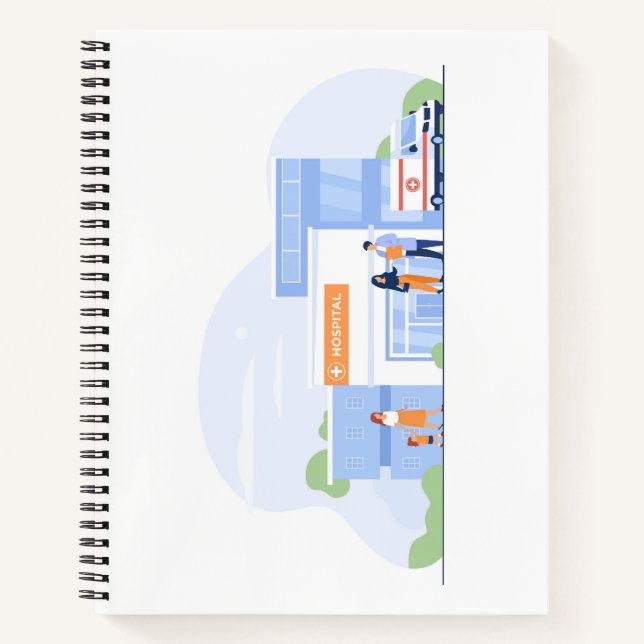 8.5" x 11" Spiral Notebook (Front)