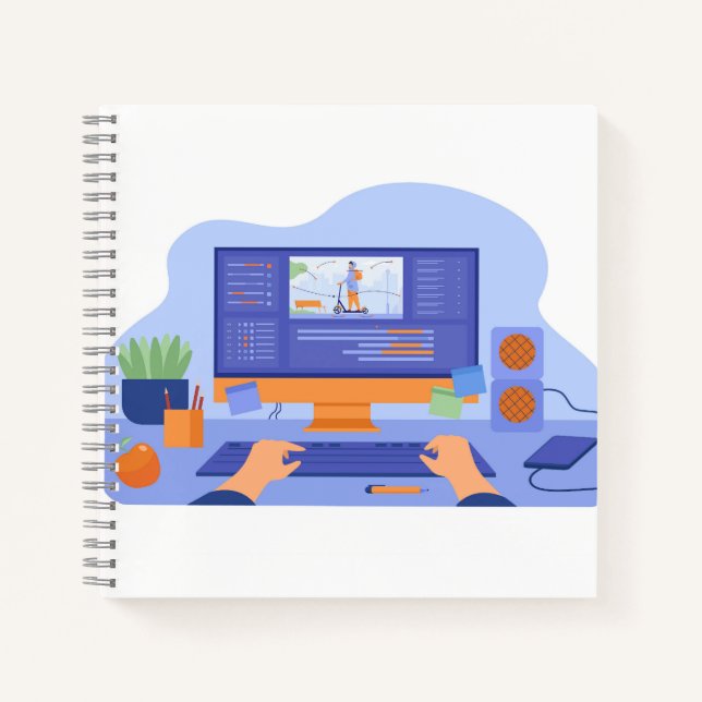 8.5" x 8.5" Spiral Notebook (Front)