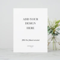 8.5x11" Card Stock 110 lb Full Page