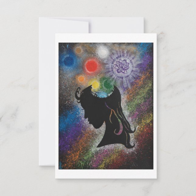 8.9 cm x 12.7 cm Flat Thank You Card (Front)