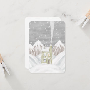 8.9cm x 12.7cm Card - Winter Scene