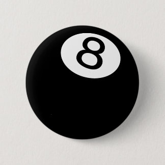 8 Ball 2 Inch Round Button