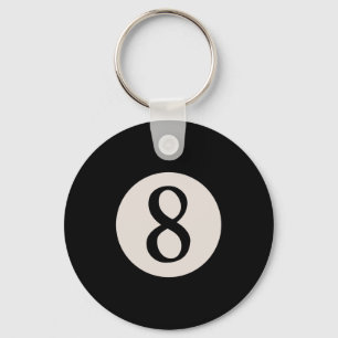 8-Ball 8 Keychain