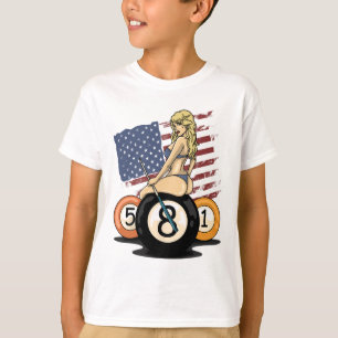 8 Ball Billiard Pool Player Eight Ball Billiards T-Shirt