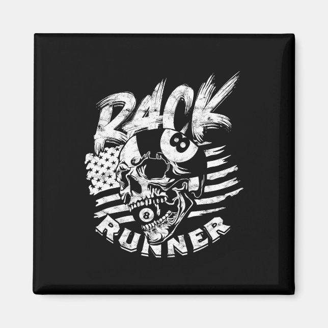 8-ball Billiards Rack Runner  Magnet (Front)