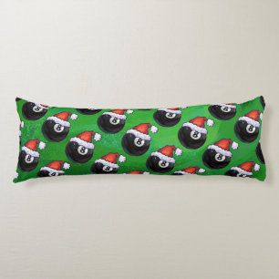 8 Ball Christmas Body Pillow