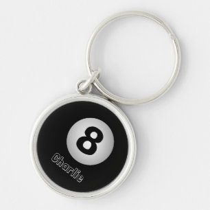 8-Ball custom name Keychain