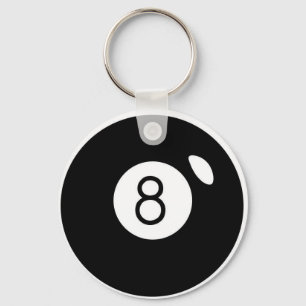 8 ball keychain