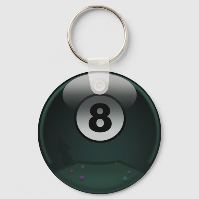 8-Ball Keychain (Front)