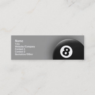 8 Ball Mini Business Card