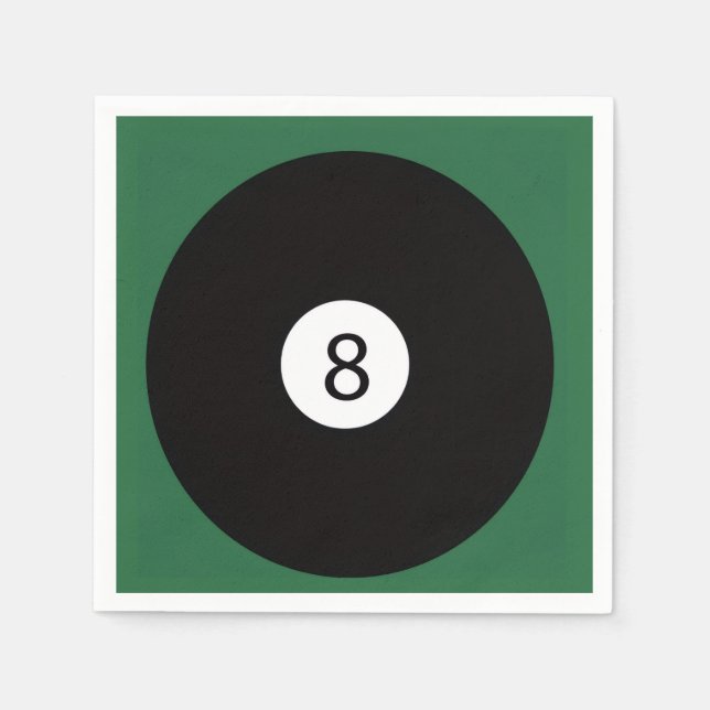 8 Ball Napkin (Front)