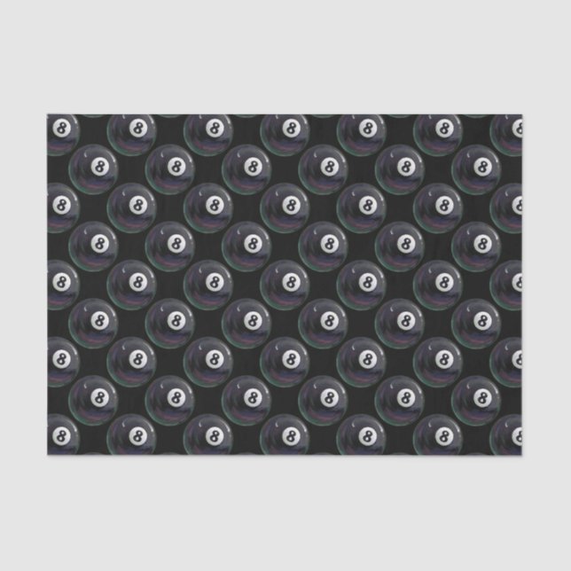 8 Ball Pattern Tissue Paper (Front)