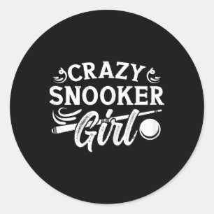8 Ball Pool Accessories For Adults Crazy Snooker G Classic Round Sticker