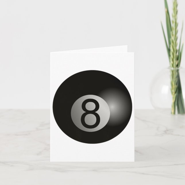 8 Ball Pool Hall Shark Billiards Player Hustler  Card (Front)