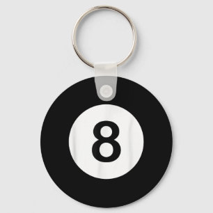 8 Ball Pool Hall Tees, Shark Lover Gift Keychain